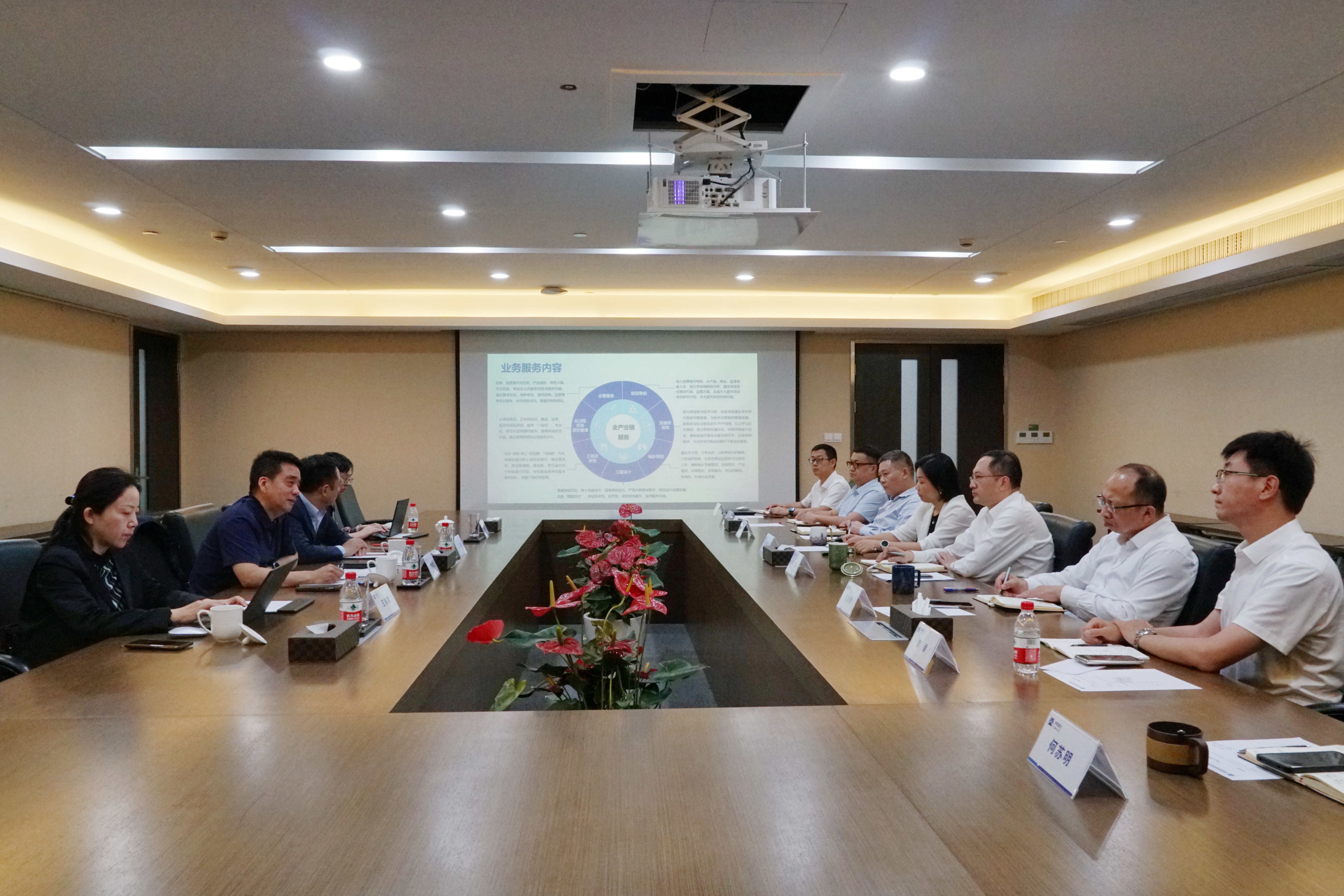 劉小虎、王健蒞臨中機聯合調研指導